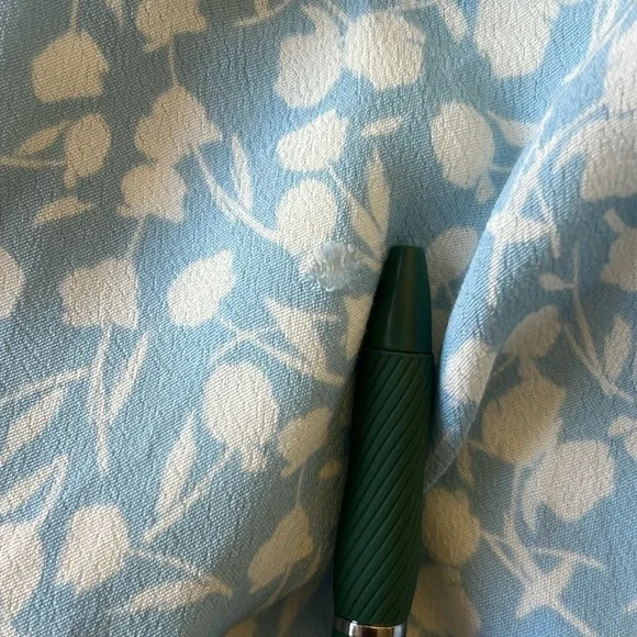 Floral Puff Sleeve Lace Inset Dress-SEE NOTES - Picture 10 of 11